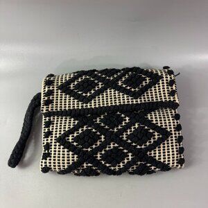 Elizabeth and James Woven Diamond Clutch